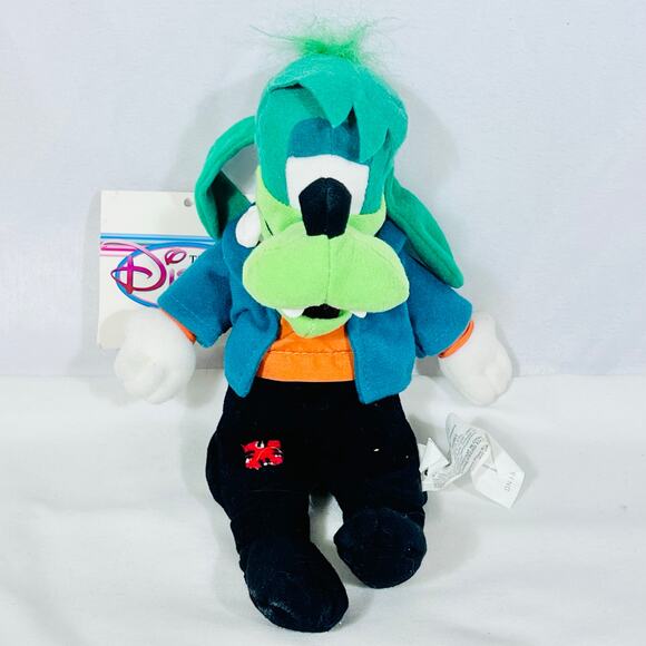 Disney Store 8” Plush Beanie Bag Mickey Goofy Pluto Lot Of 4 New With Tags - Picture 2 of 16